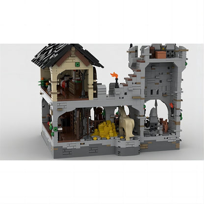 Medieval Harbor MOC Castle Quay Architecture Building Kit - 4
