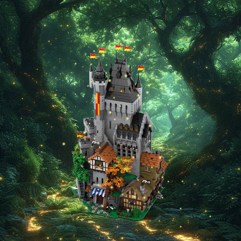 Medieval High Tower Building Kit | LEGO-Compatible MOC - 1