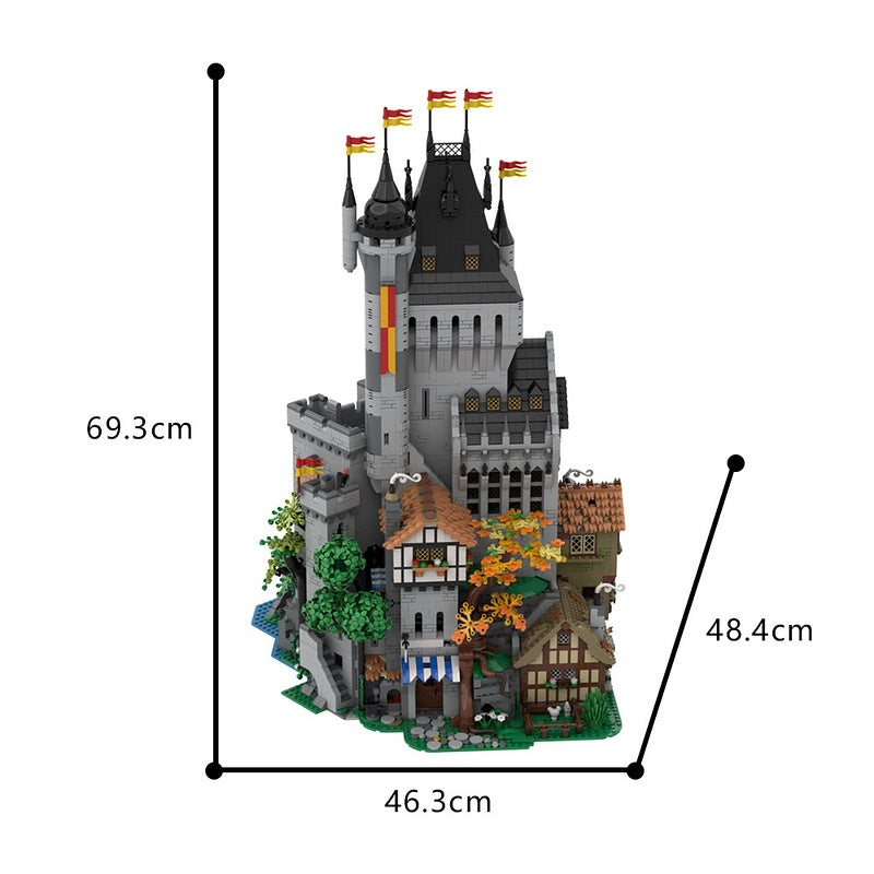 Medieval High Tower Building Kit | LEGO-Compatible MOC - 4