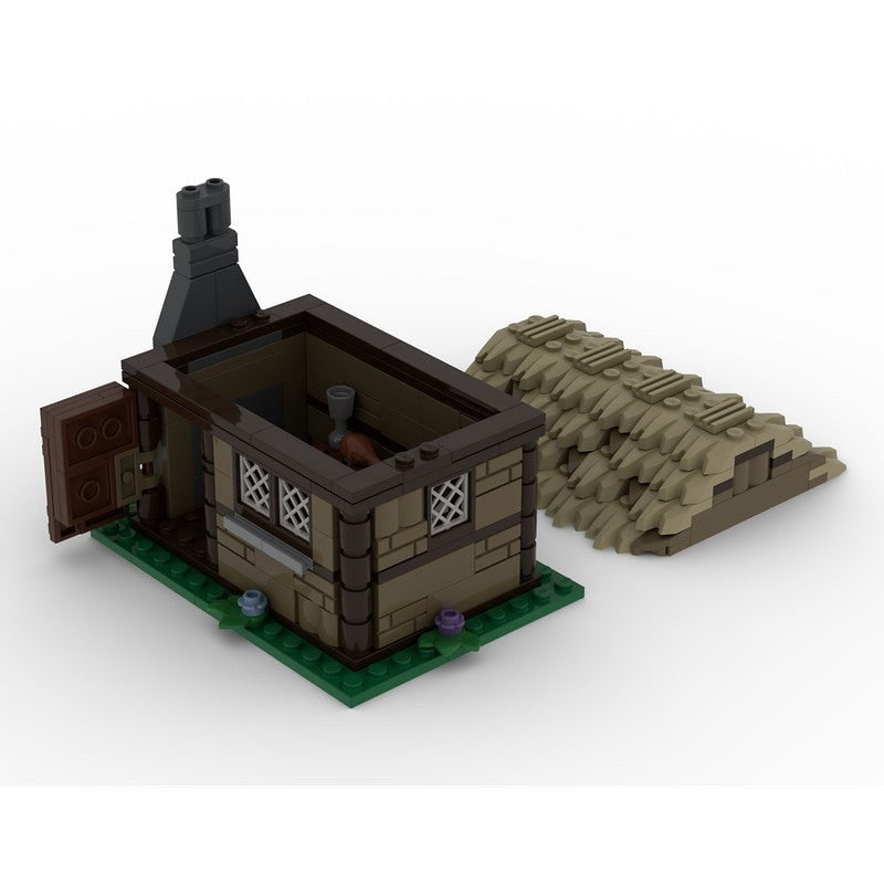 Medieval Home MOC Building Kit | Historic Village House Architecture Model - 3