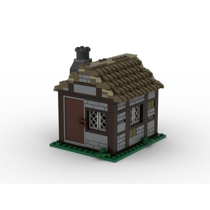 Medieval Home MOC Building Kit | Historic Village House Architecture Model - 7