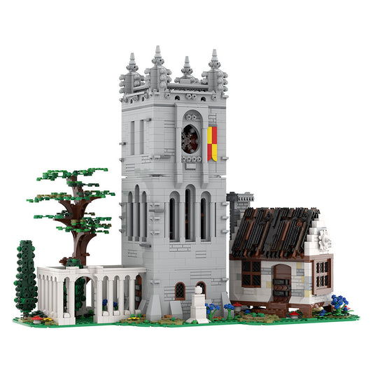 medieval library building set |  compatible - 5