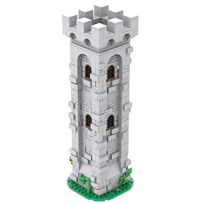 Medieval Lion Knight Watch Tower Building Kit | LEGO-Compatible MOC - 2