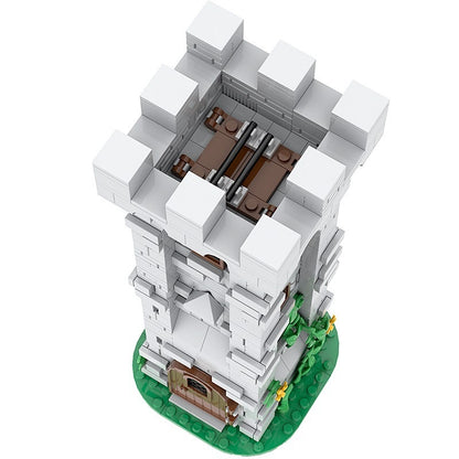 Medieval Lion Knight Watch Tower Building Kit | LEGO-Compatible MOC - 3