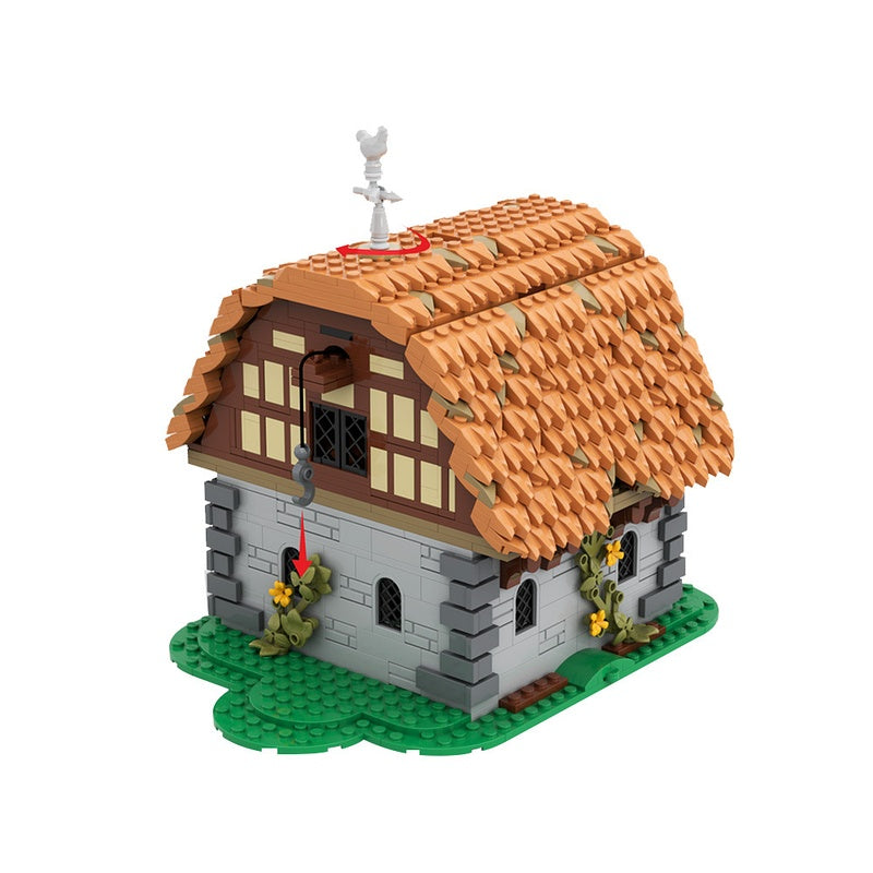 Medieval Mill Village Raid Building Kit | LEGO-Compatible MOC - 3