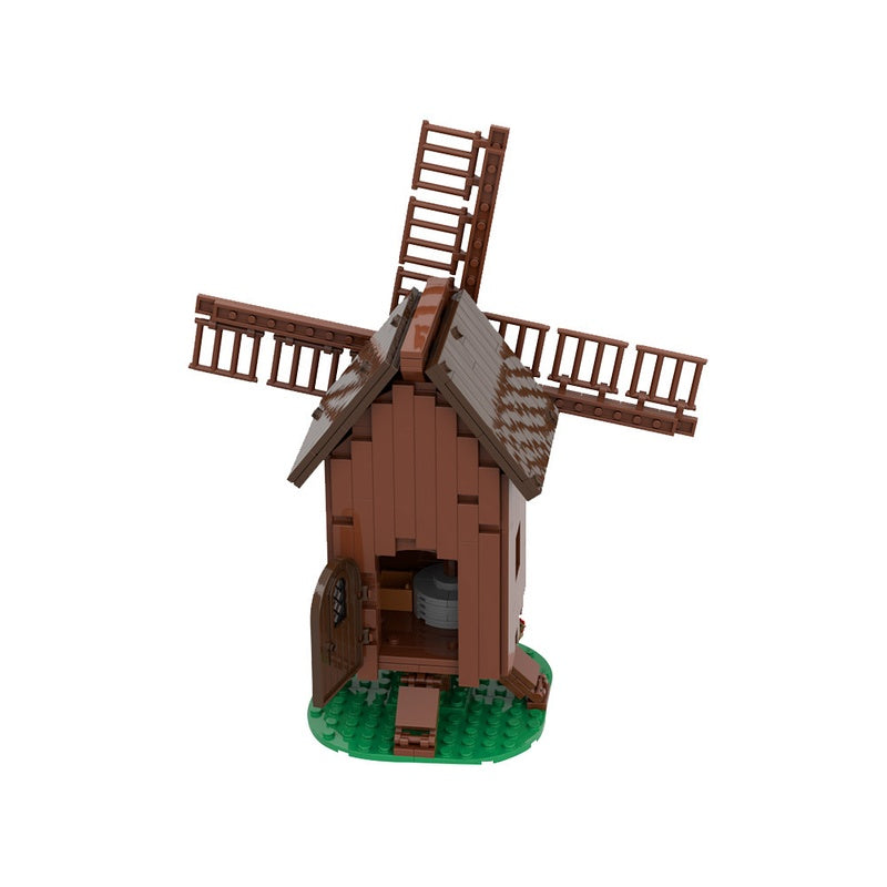 Medieval Mill Village Raid Building Kit | LEGO-Compatible MOC - 5
