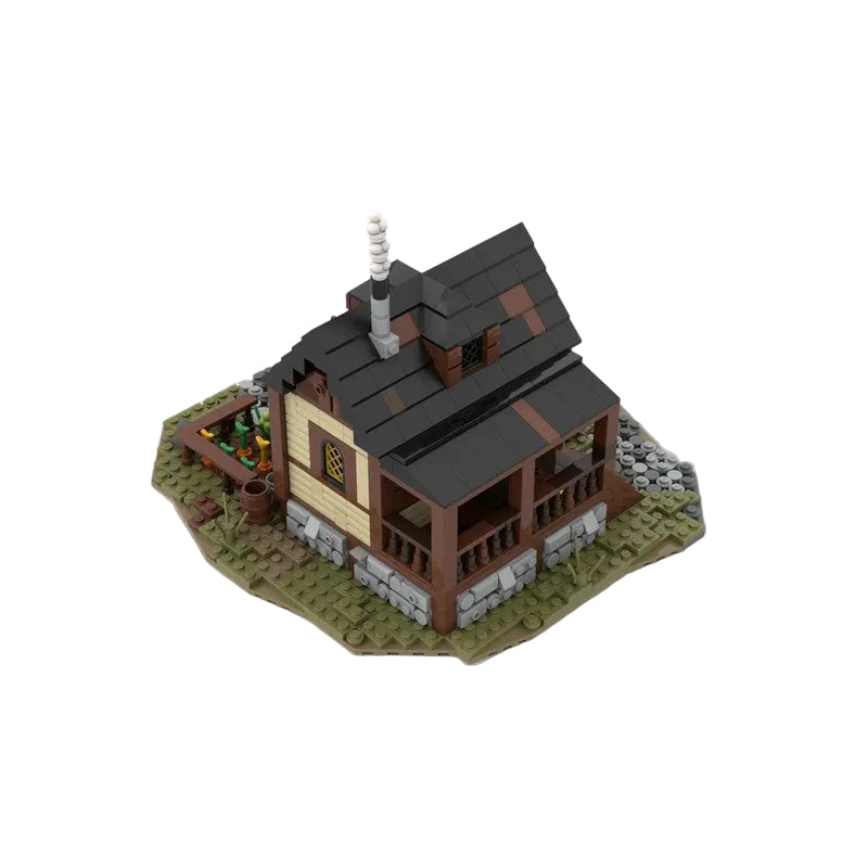 Medieval Peasant‘s House & Farm Building Kit | LEGO-Compatible MOC - 1