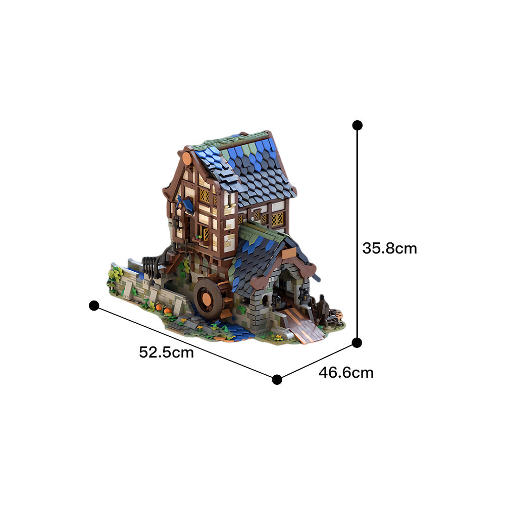 Medieval Sawmill Building Kit | Compatible MOC - 4