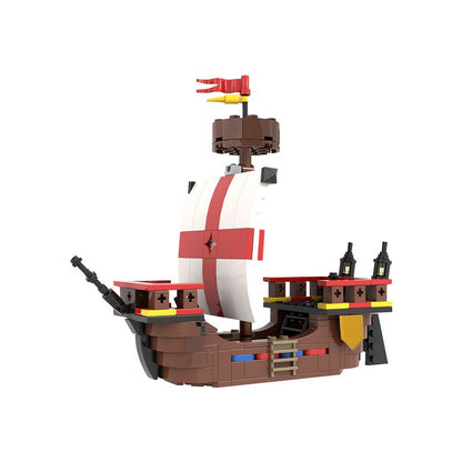 Medieval Ship MOC Building Kit | Historic Sailing Vessel Model - 1