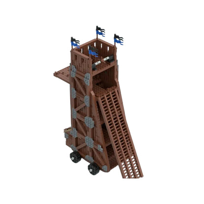 Medieval Siege Tower Building Kit | LEGO Compatible MOC - 2