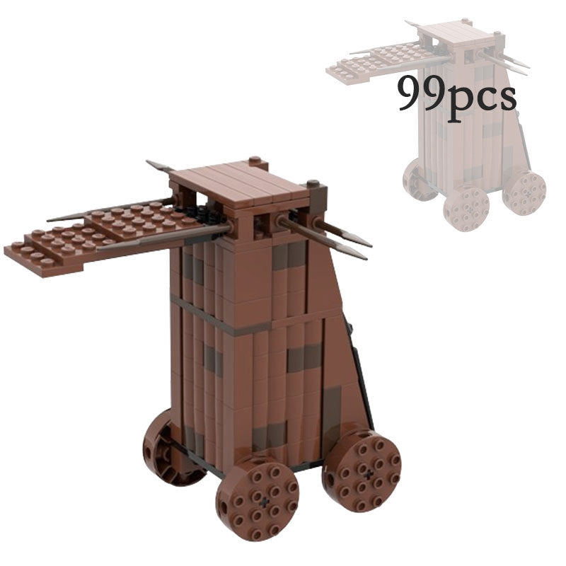 medieval siege tower building set | moc-153209 | moc-91157 - 2