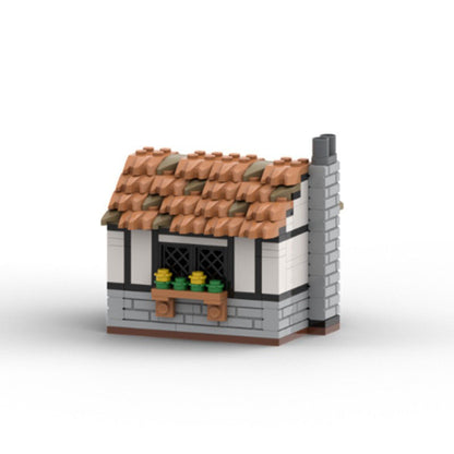 Medieval Small House Building Kit | Compatible MOC - 2