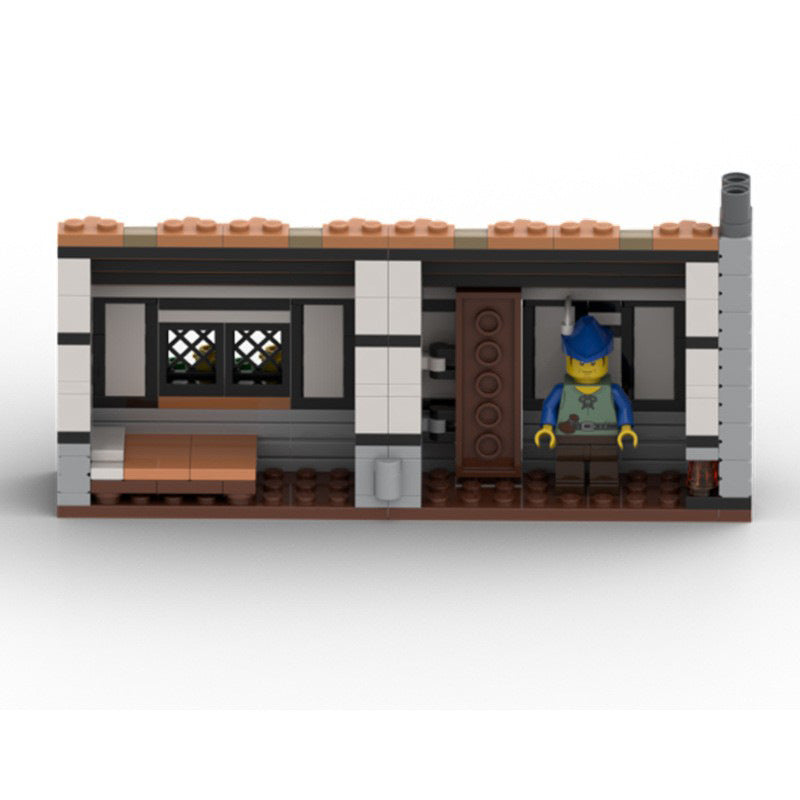 Medieval Small House Building Kit | Compatible MOC - 3