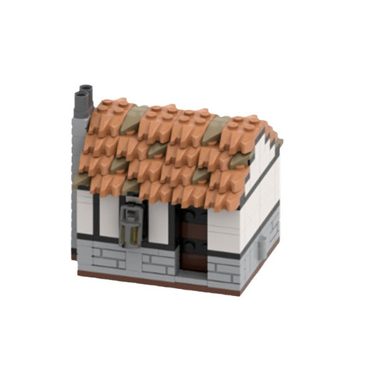 Medieval Small House Building Kit | Compatible MOC - 4