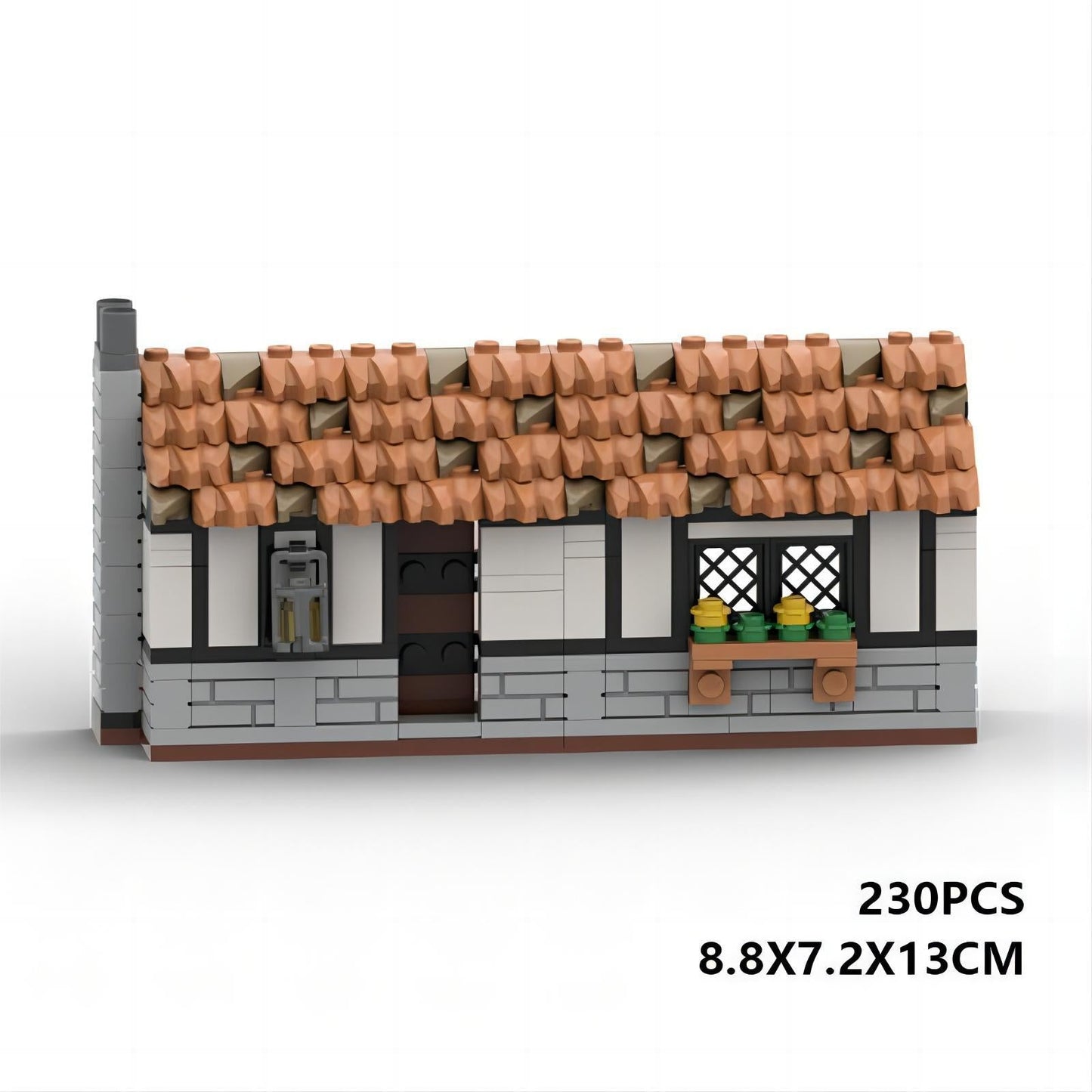 Medieval Small House Building Kit | LEGO-Compatible MOC - 5