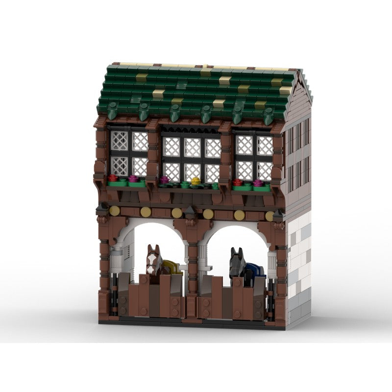 Medieval Stables MOC Building Kit | LEGO-Compatible MOC - 1