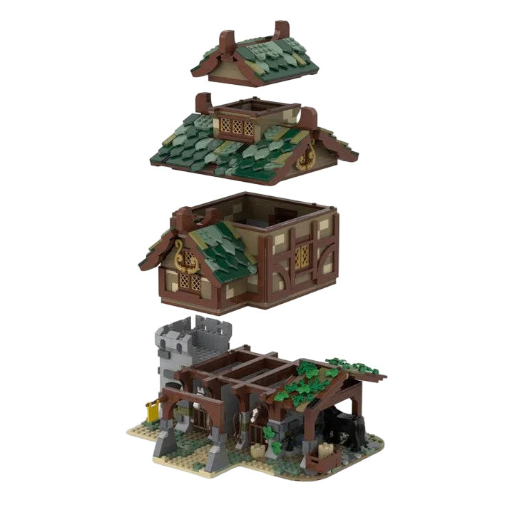 Medieval Stables MOC Building Kit | LEGO-Compatible MOC - 6