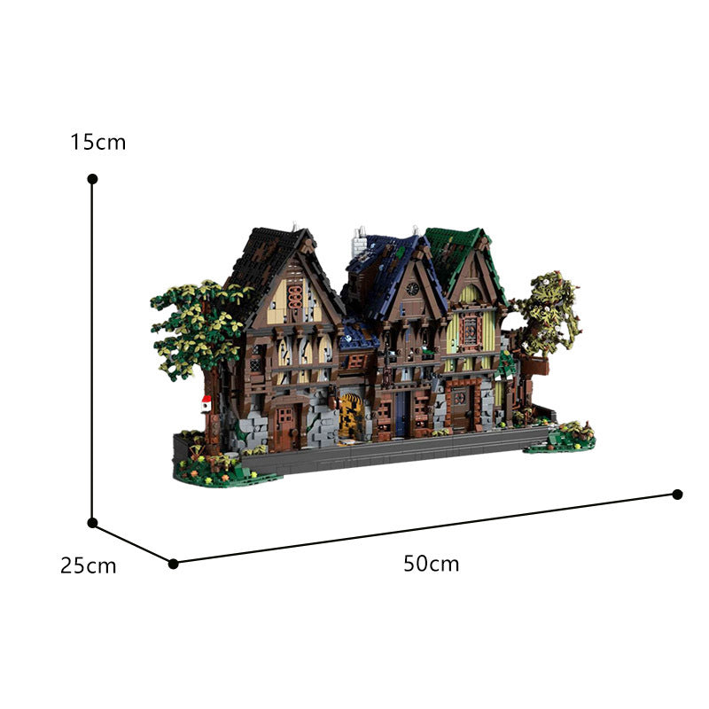 Medieval Street Fantasy Building Kit | LEGO-Compatible MOC - 9