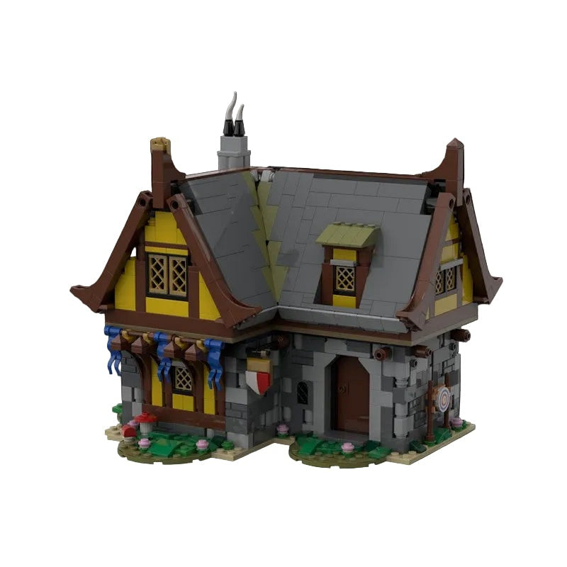 Medieval Tavern And Inn MOC Building Kit | Historic Village Architecture - 1