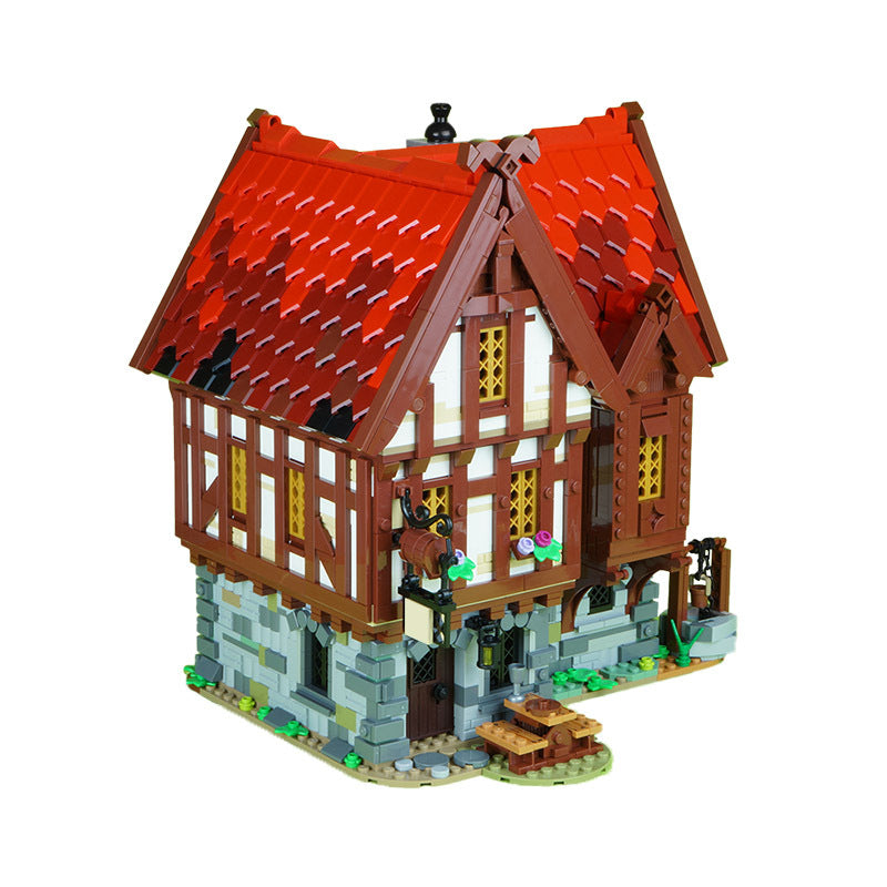 Medieval Tavern Building Kit | LEGO-Compatible MOC - 2