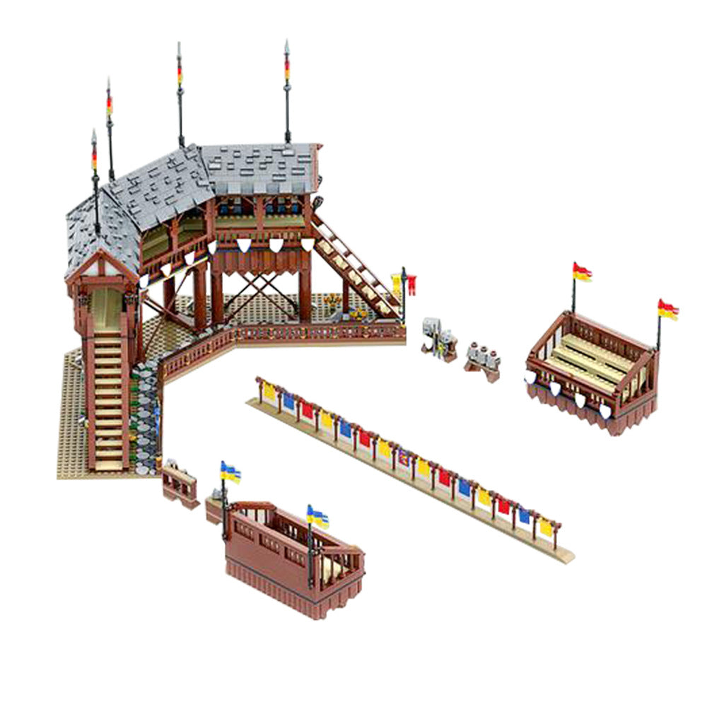Medieval Tournament Grounds Building Kit | Compatible MOC - 4