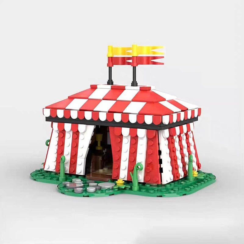 Medieval Tournament Tent MOC Knight Pavilion Building Kit - 3