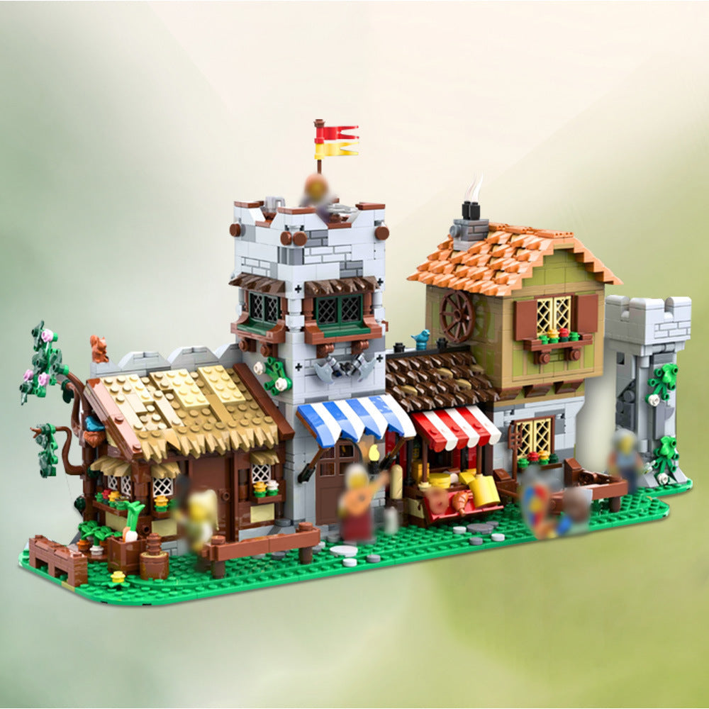 medieval town square alternate build set | moc-187250 - 1