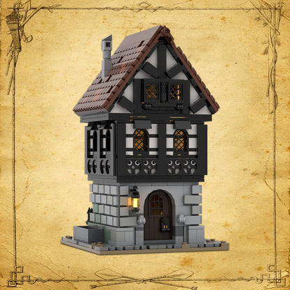Medieval Townhouse Building Kit | LEGO-Compatible MOC - 3