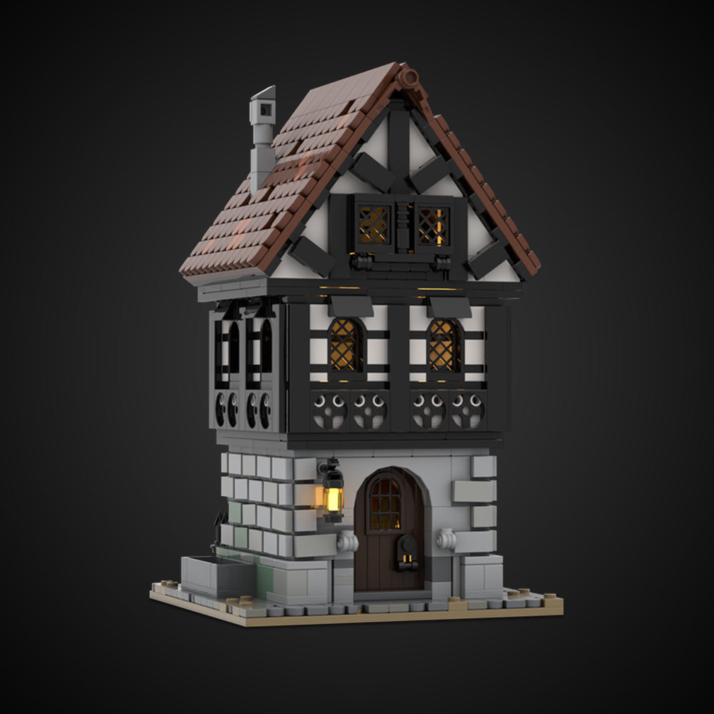 Medieval Townhouse Building Kit | LEGO-Compatible MOC - 4