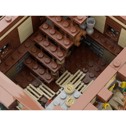 Medieval Village Houses Diorama MOC Building Kit - 4