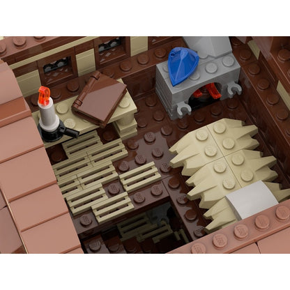 Medieval Village Houses Diorama MOC Building Kit - 5