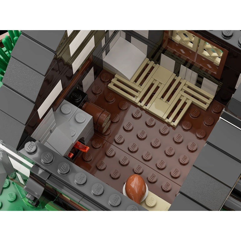 Medieval Village Houses Diorama MOC Building Kit - 6