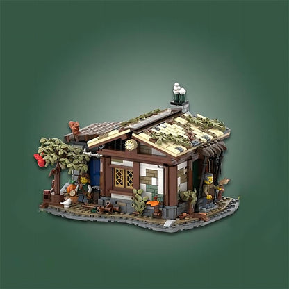 Medieval Village Hut MOC Rustic Cottage Architecture Building Kit - 2