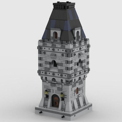 Medieval Watchtower MOC Building Kit | Castle Tower Architecture Model - 3
