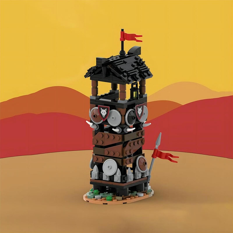 Medieval Watchtower MOC Defensive Outpost Building Kit - 2