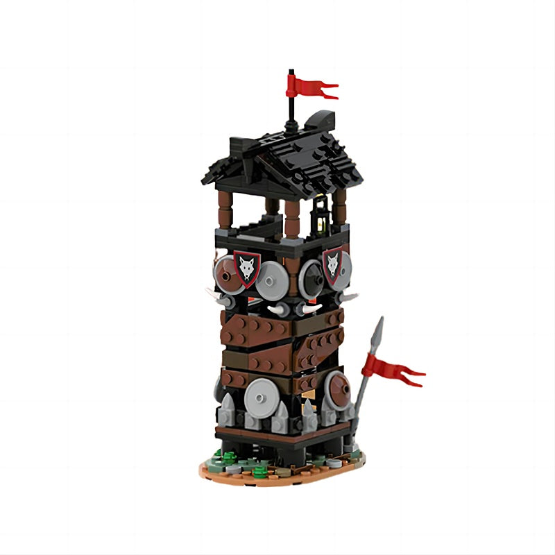 Medieval Watchtower MOC Defensive Outpost Building Kit - 3