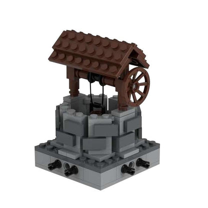 Medieval Well MOC Building Kit | Historic Village Architecture Model - 6