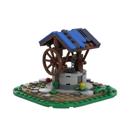 Medieval Well MOC Village Architecture Building Kit - 5
