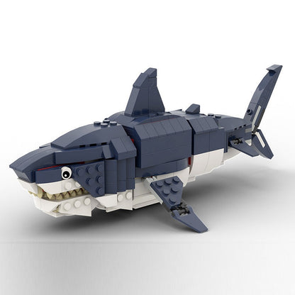 Megalodon Shark MOC Building Kit | Prehistoric Ocean Model - 2
