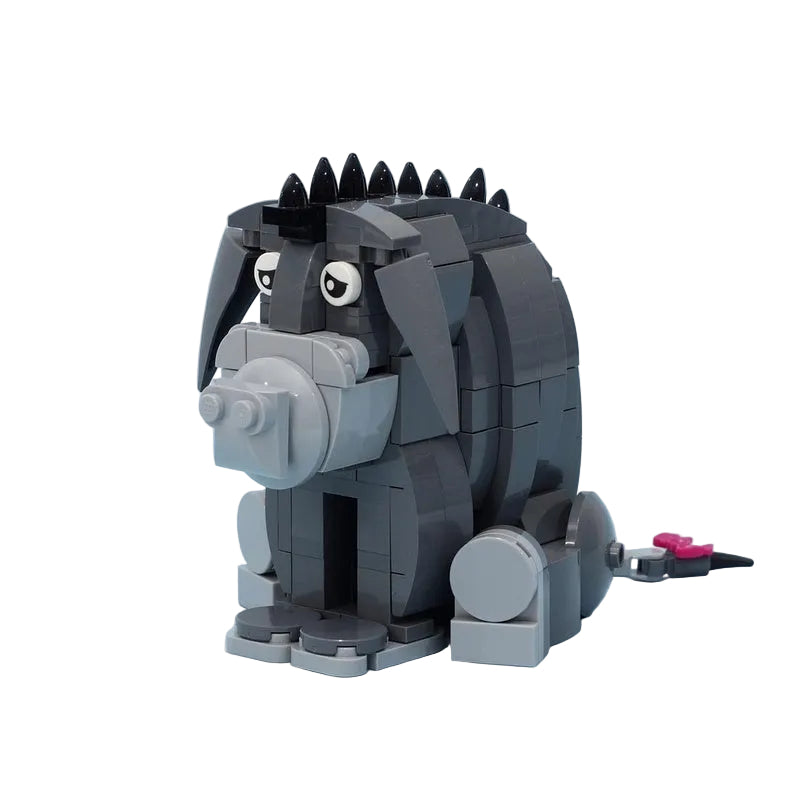 Melancholy Donkey Character Figure MOC Building Kit - 1