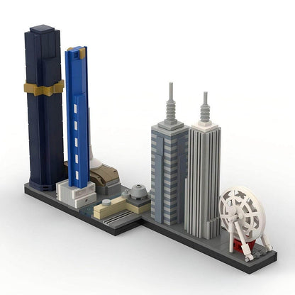 Melbourne Skyline MOC Building Kit | Modern City Architecture Model - 1