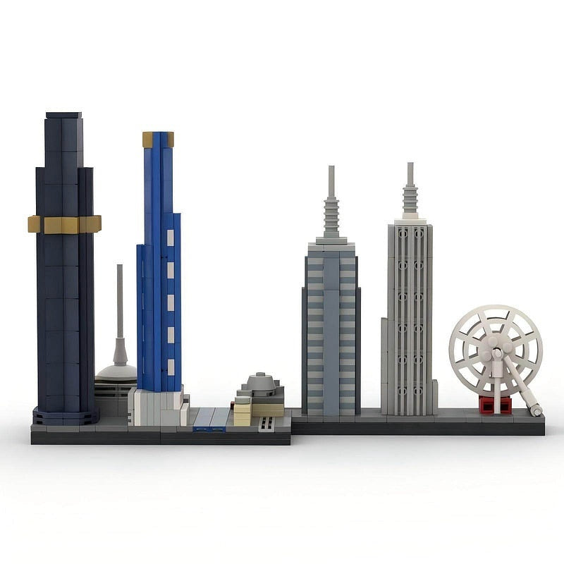 Melbourne Skyline MOC Building Kit | Modern City Architecture Model - 3