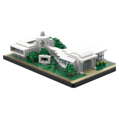 Melville Mansion Modern Glass Villa MOC Building Kit - 1