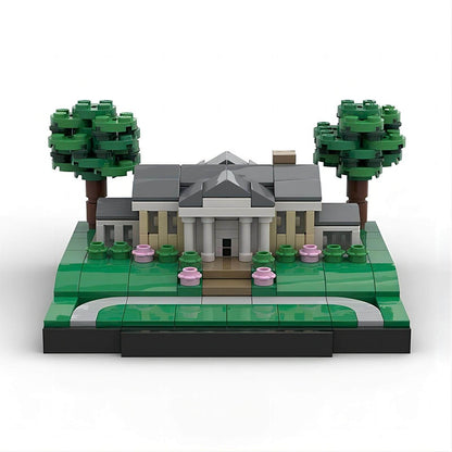Memphis Mansion Historic Estate Building Kit | LEGO-Compatible MOC - 5
