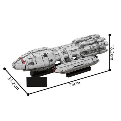Mercury-Class Space Battleship MOC UCS Scale Building Kit - 3