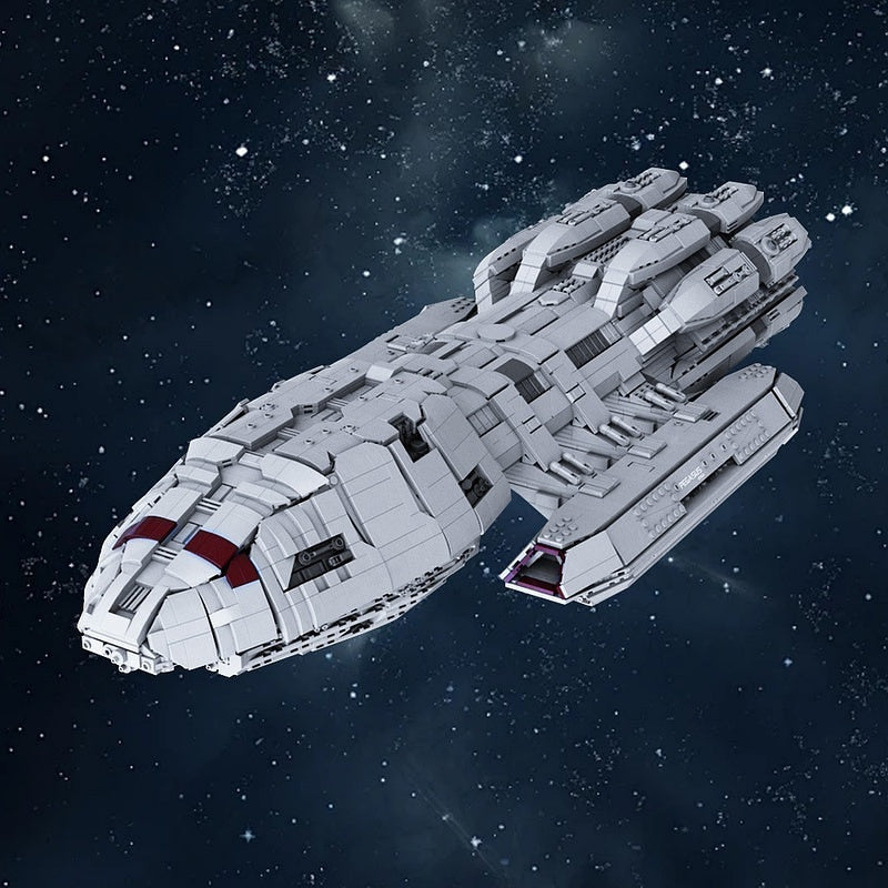 Mercury-Class Space Battleship MOC UCS Scale Building Kit - 5