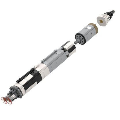 Mercury & Gemini Rocket Collection MOC Building Kit | Spacecraft Model - 4