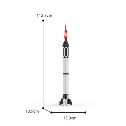 Mercury Redstone Launch Vehicle MOC Building Kit | LEGO-Compatible MOC - 9