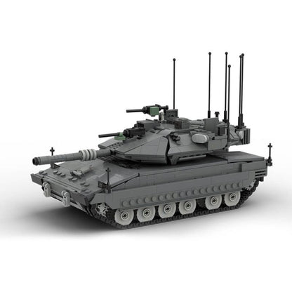 Merkava Mk.4M Building Kit | Main Battle Tank | 1:35 Scale | LEGO-Compatible MOC - 1