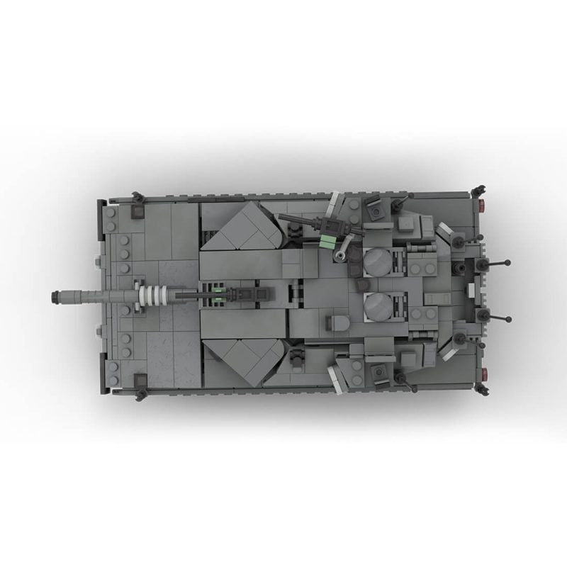Merkava Mk.4M Building Kit | Main Battle Tank | 1:35 Scale | LEGO-Compatible MOC - 3